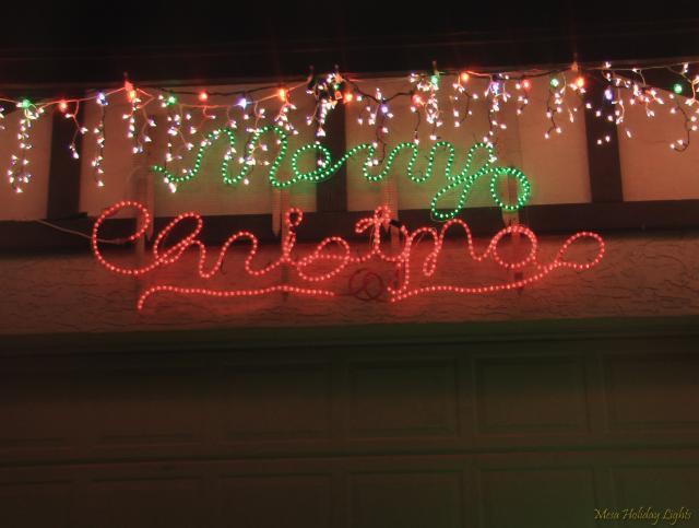 New Merry Christmas Sign