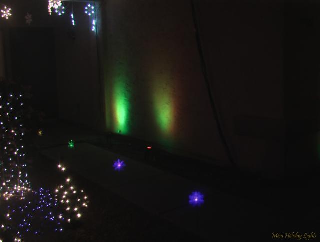 LED Flood lights on house
