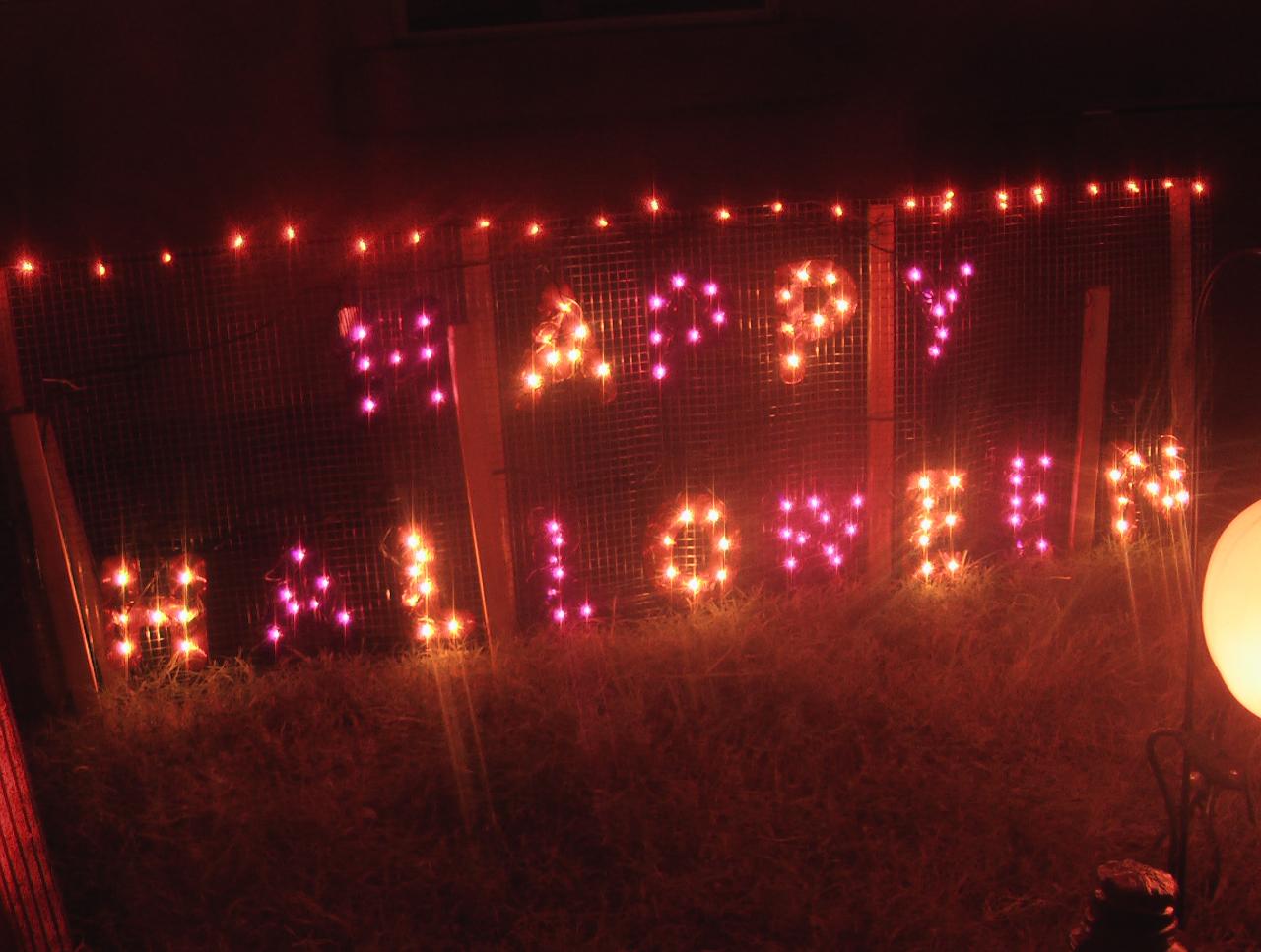 Update: Happy Halloween Sign