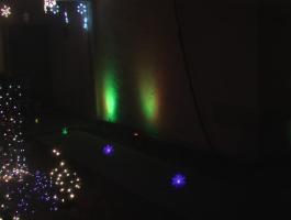 LED Flood lights on house