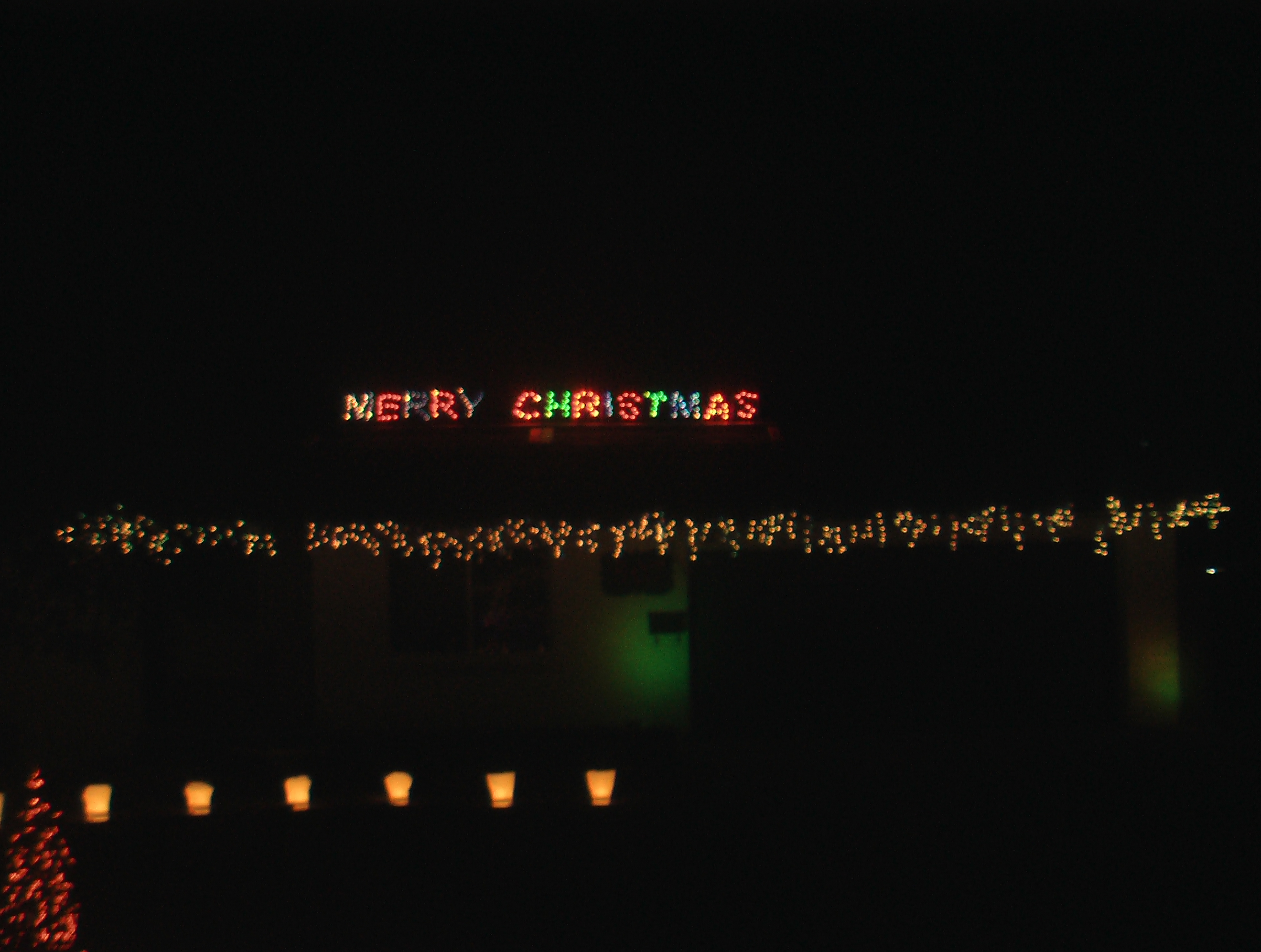 Close-up Merry Christmas