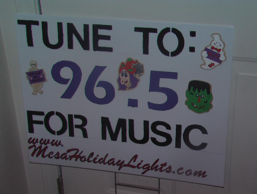 Halloween Tune To Sign