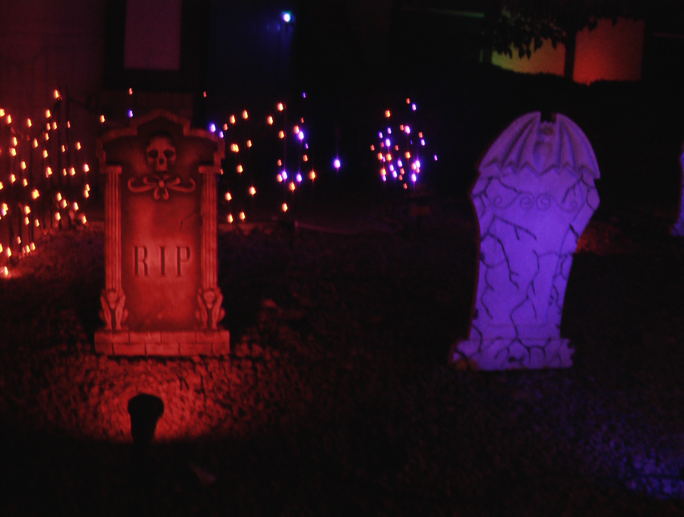 Closeup on Tombstones